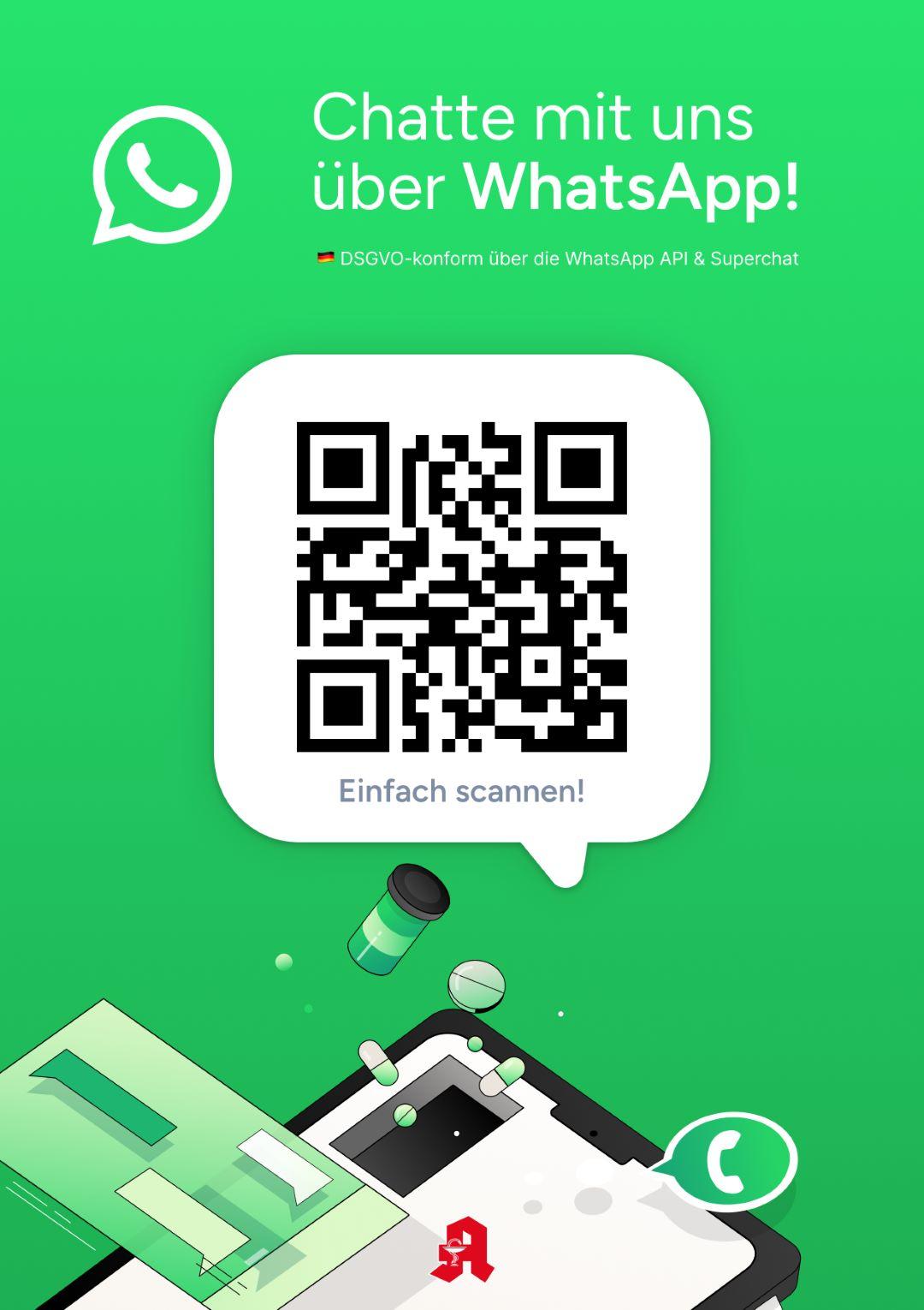 Oder chatten Sie mit uns über WhatsApp